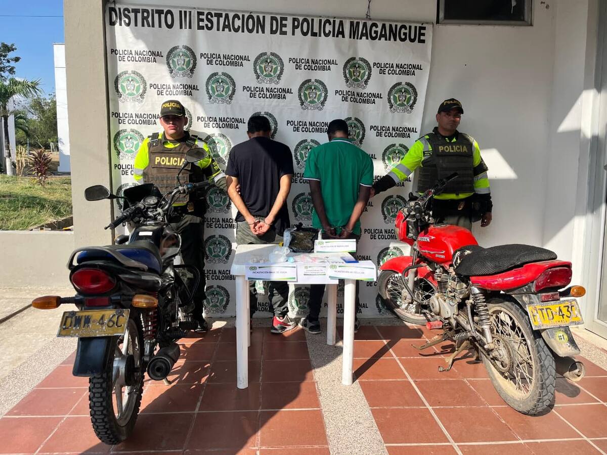 Falsos domiciliarios caen en Bolívar con más de 700 dosis de droga tras intentar burlar a la Policía