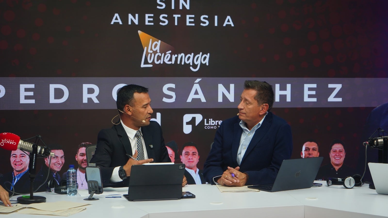 Ministro de defensa, Pedro Sánchez, en La Luciérnada