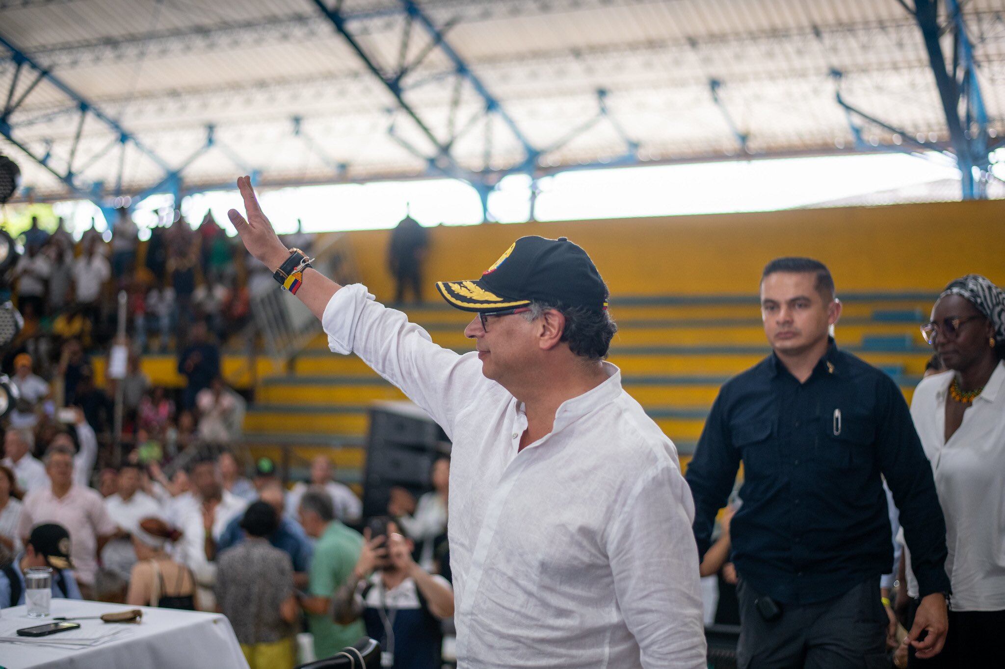 Presidente Gustavo Petro en Guapi, Cauca. Crédito: Presidencia de Colombia.
