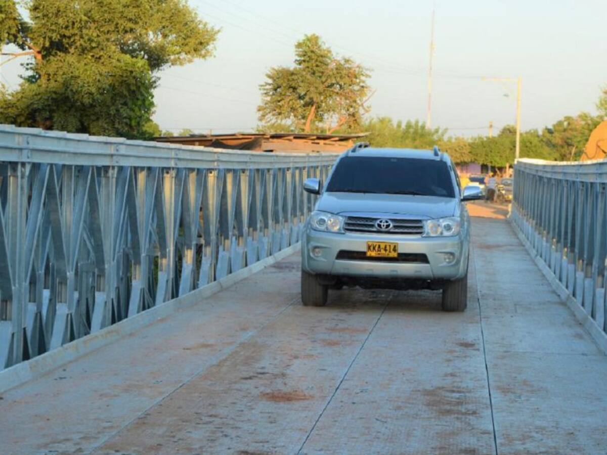 Habilitado puente El Chorro en Magangué para tráfico vehicular