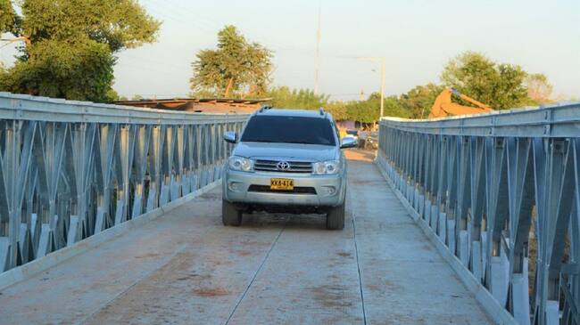 Todavía falta la protección de los taludes de cimentación y la demolición de la estructura antigua