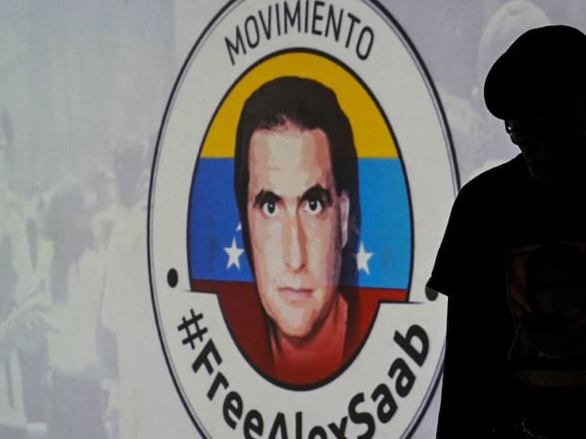 Activistas chavistas piden la liberación de Álex Saab.            Foto: Getty 