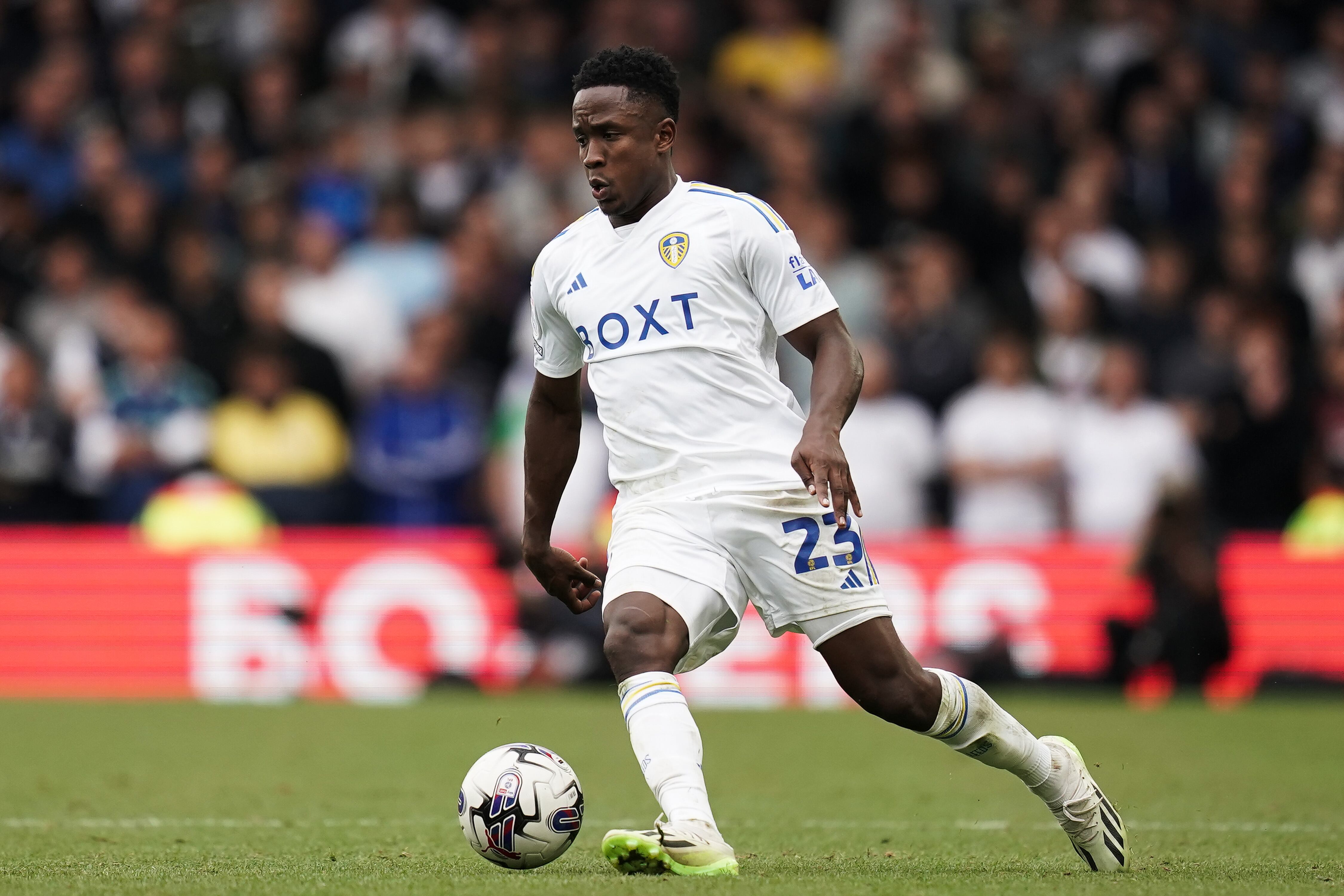 Luis Sinisterra con el Leeds United (Photo by Robbie Stephenson/PA Images via Getty Images)