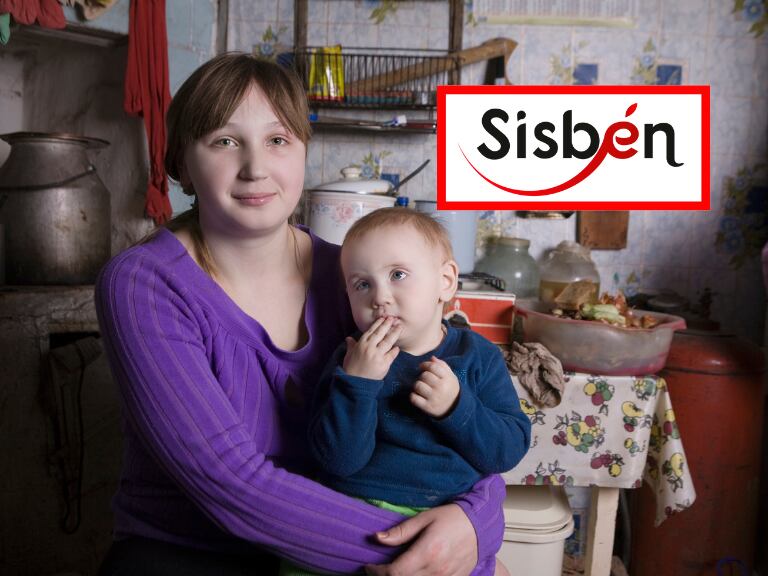 Sisbén logo con imagen de referencia // Getty Images
