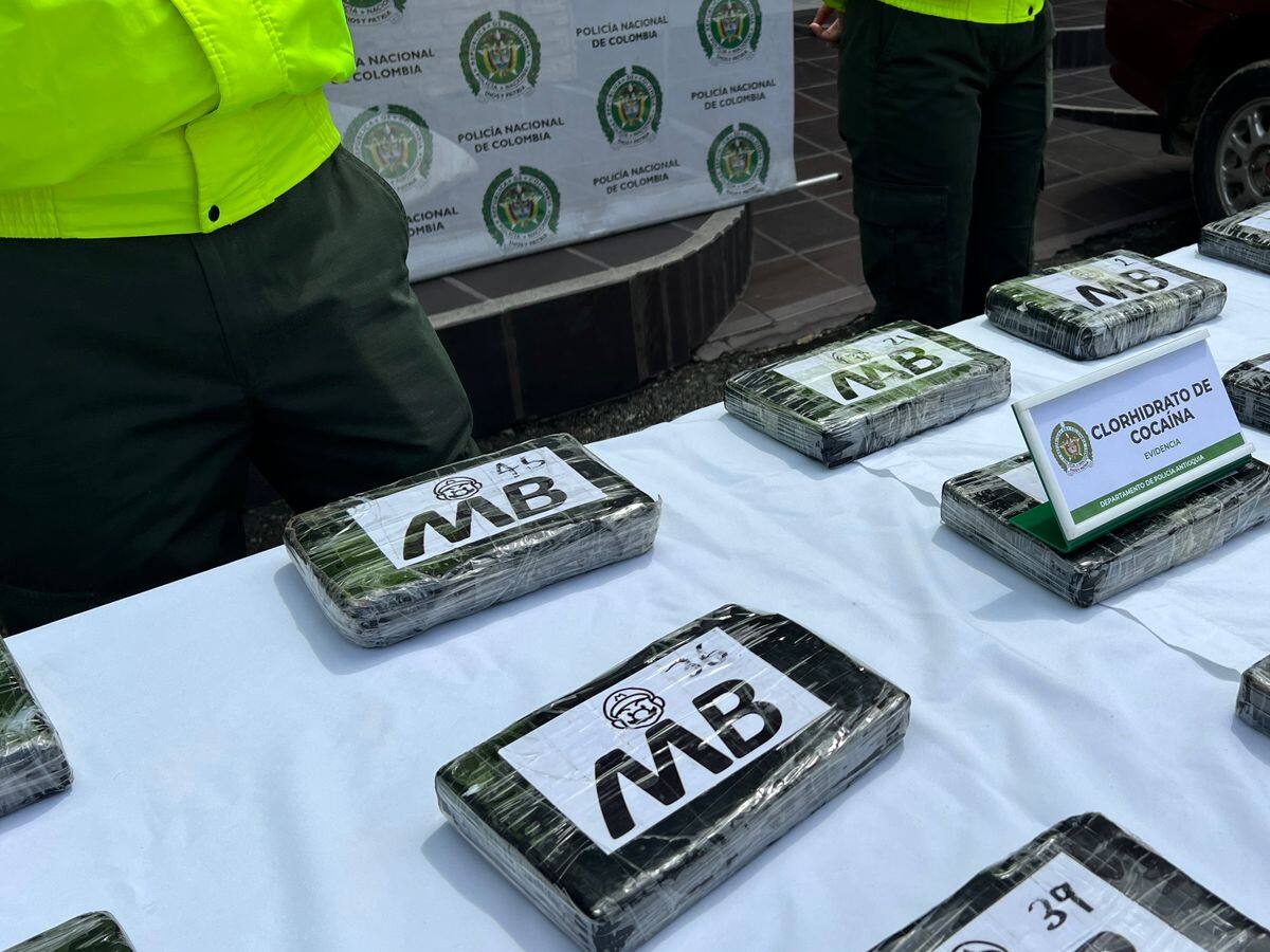 Cae cargamento de cocaína en el oriente antioqueño que pertenecería al Clan del Golfo