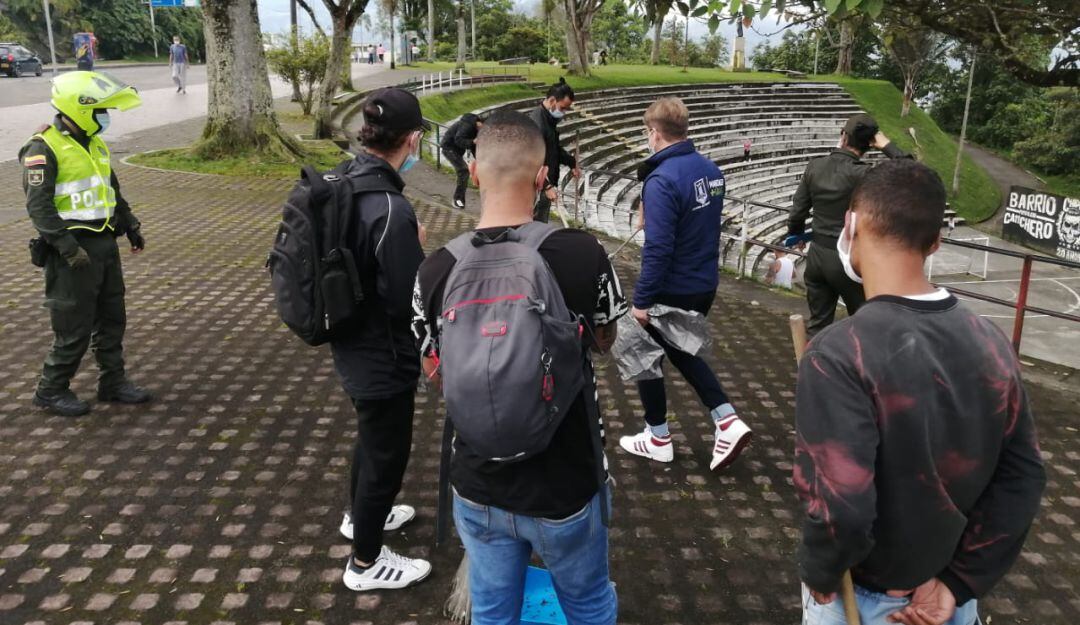 Jornada de embellecimiento de entornos con infractores