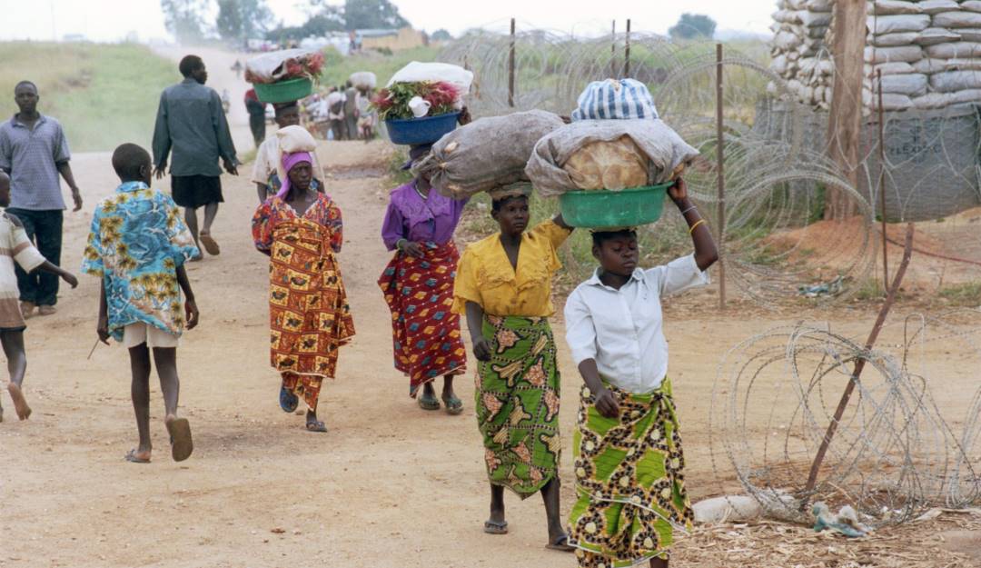 Desplazados en la República Democrática del Congo.                 Foto: Getty 