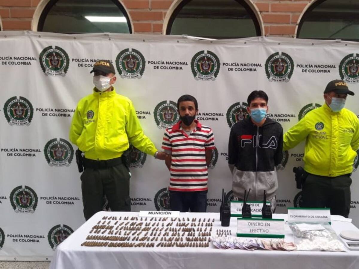 Gracias a denuncias ciudadanas, fueron capturados dos sujetos en Bello