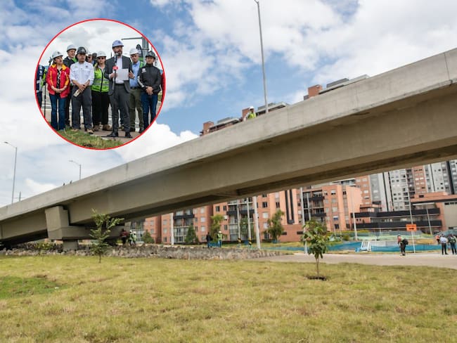 Inauguran puente en la avenida 68 para mejorar la movilidad de Bogotá