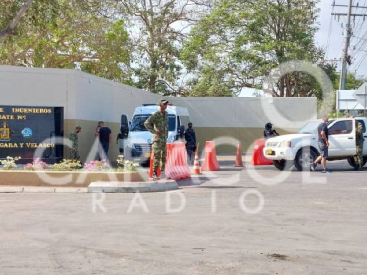 Investigan muerte de un hombre dentro de una base militar en el área metropolitana de Barranquilla