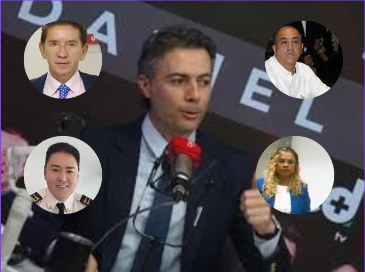 Daniel Quintero, Luis Pérez, Misael Cadavid, Carlos Mario Montoya, Janeth Rúa.