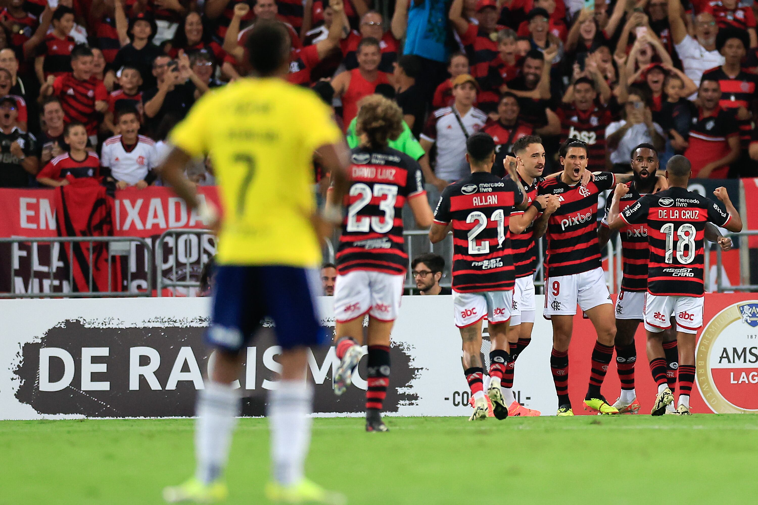 Flamengo Vs. Millonarios. (Photo by Buda Mendes/Getty Images)