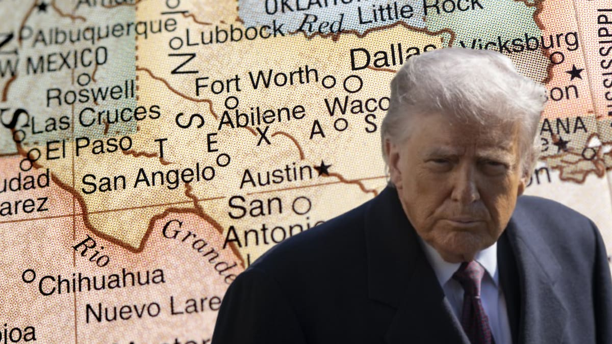Donald Trump felicitó a su candidato en las primarias republicanas de Texas
