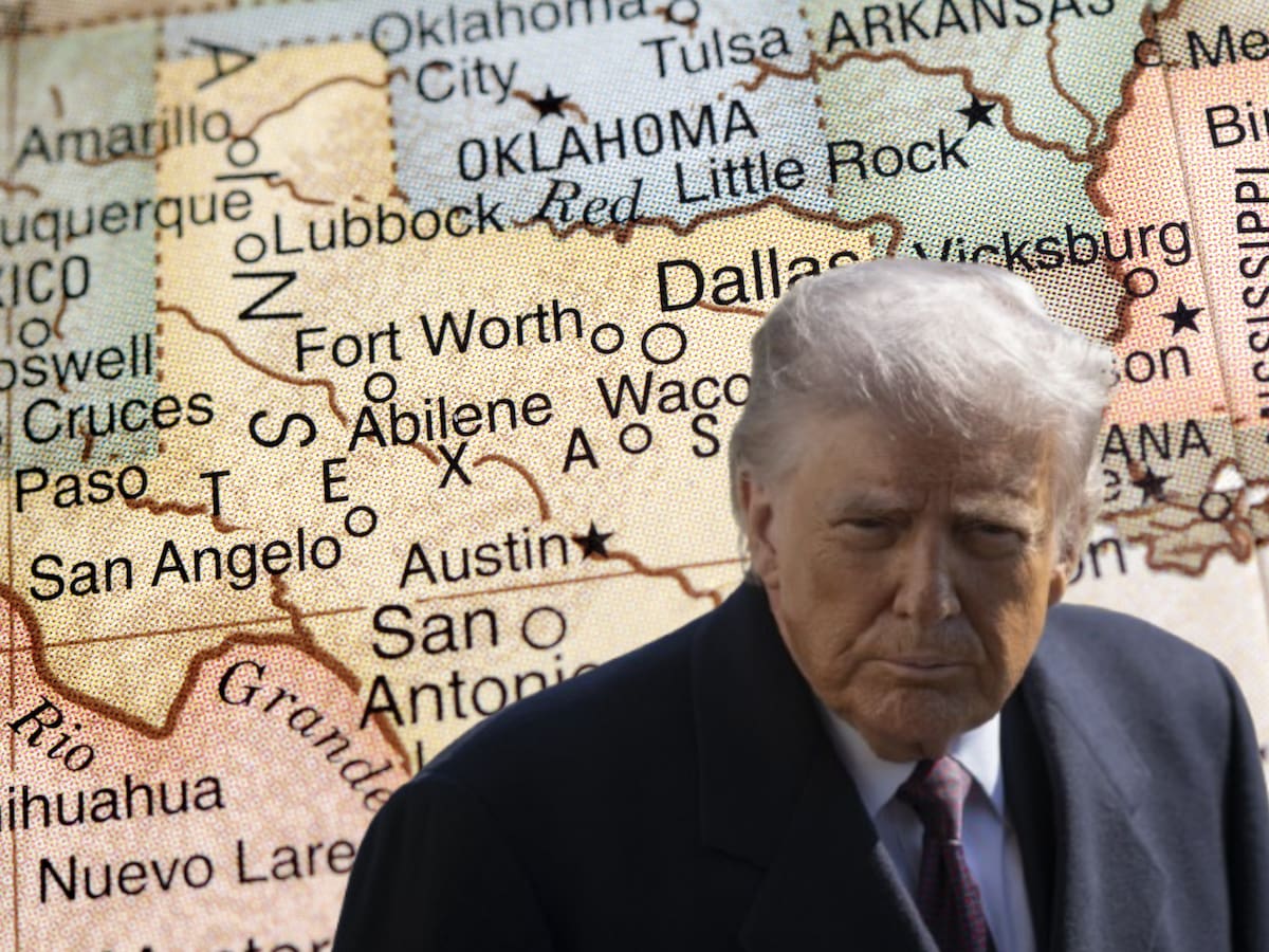 Donald Trump felicitó a su candidato en las primarias republicanas de Texas