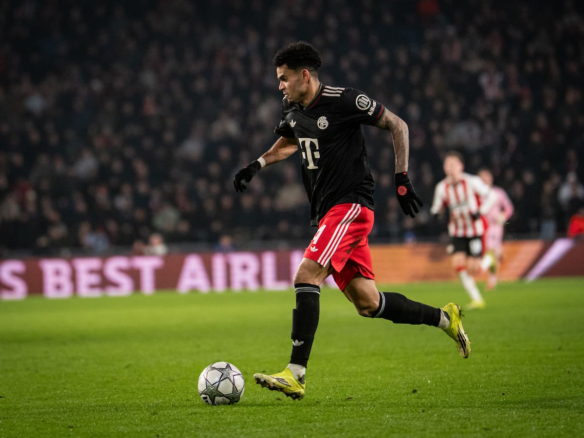 Video: Luis Díaz aportó una asistencia para darle un triunfo al Bayern Múnich en campo del PSV