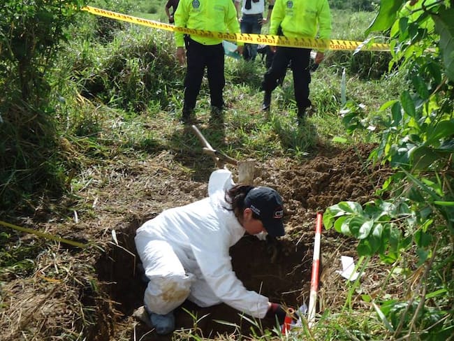Hallazgo de fosas comunes en medio del conflicto armado - FOTO COLPRENSA