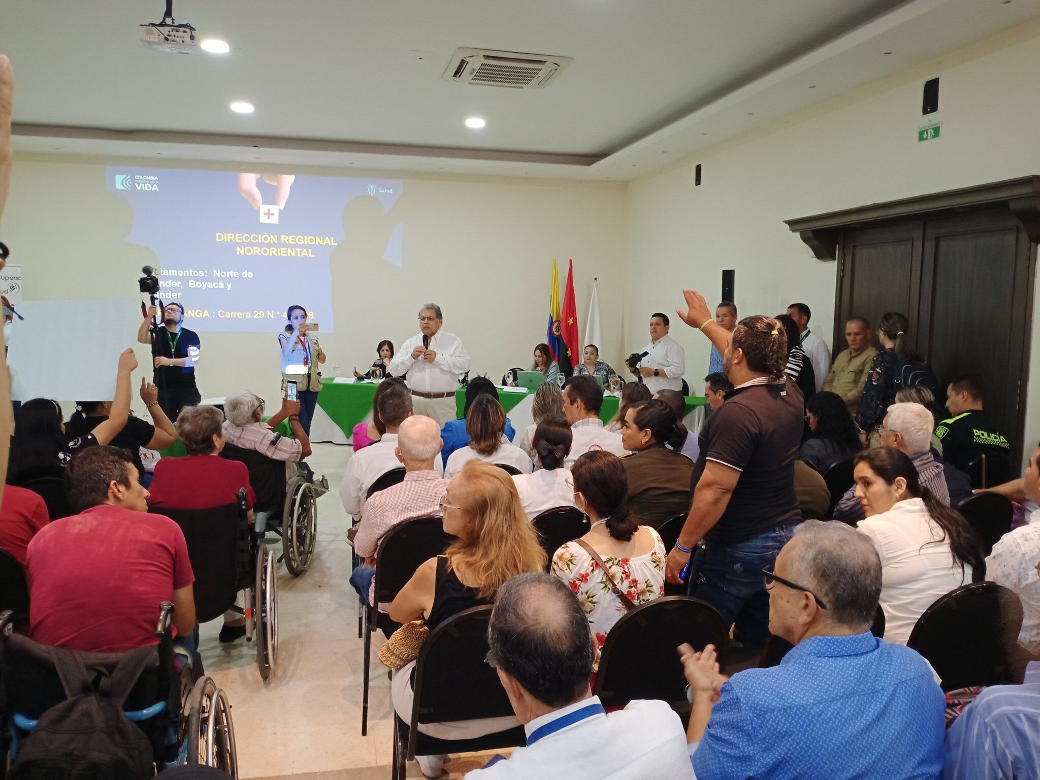 Superintendencia de salud en diálogo con veedores de Norte de Santander