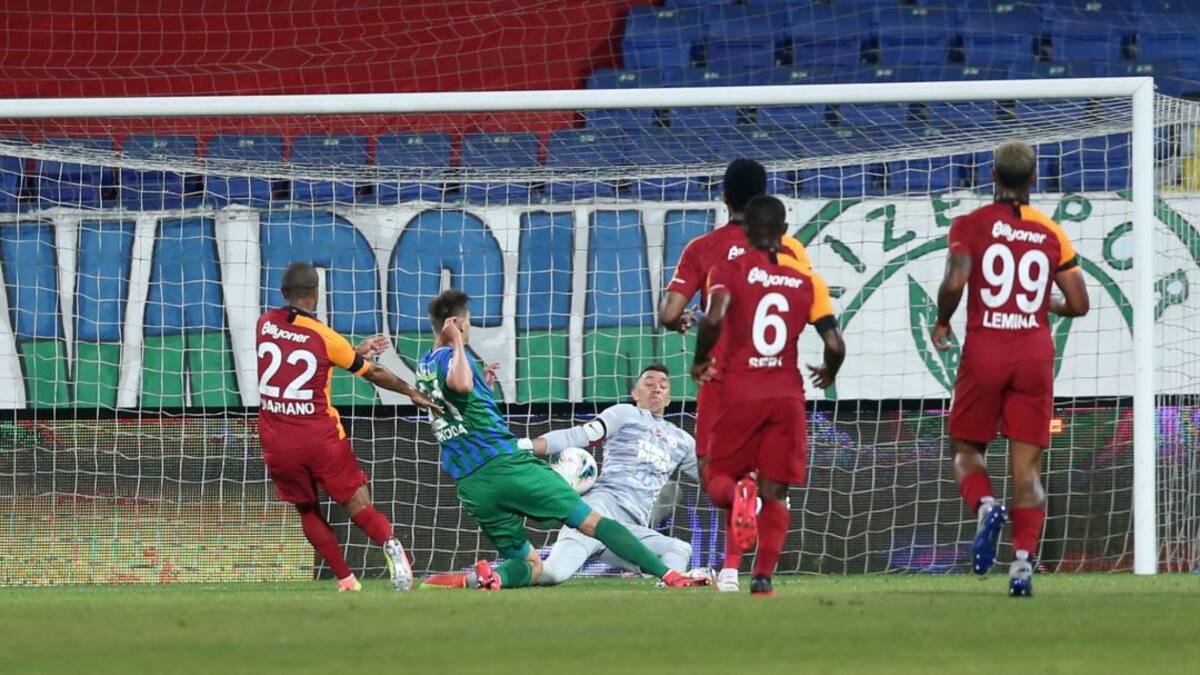 Accidentado partido para el Galatasaray en el reinicio de la Liga Turca