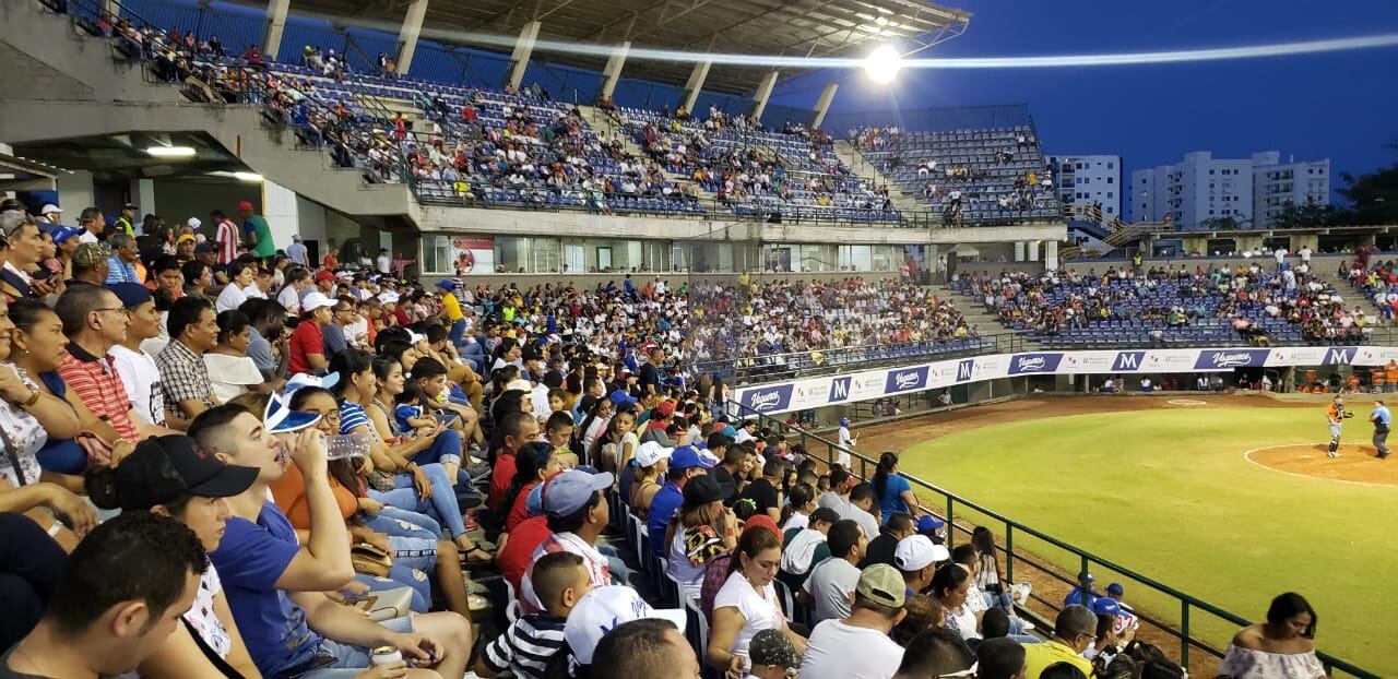 Estadio de Béisbol 18 de Junio Montería. Foto: tomada de @Beisbolvaquero.