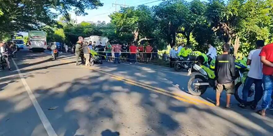 Homicidio en San Cayetano / Foto: Cortesía Noticias Cúcuta 75