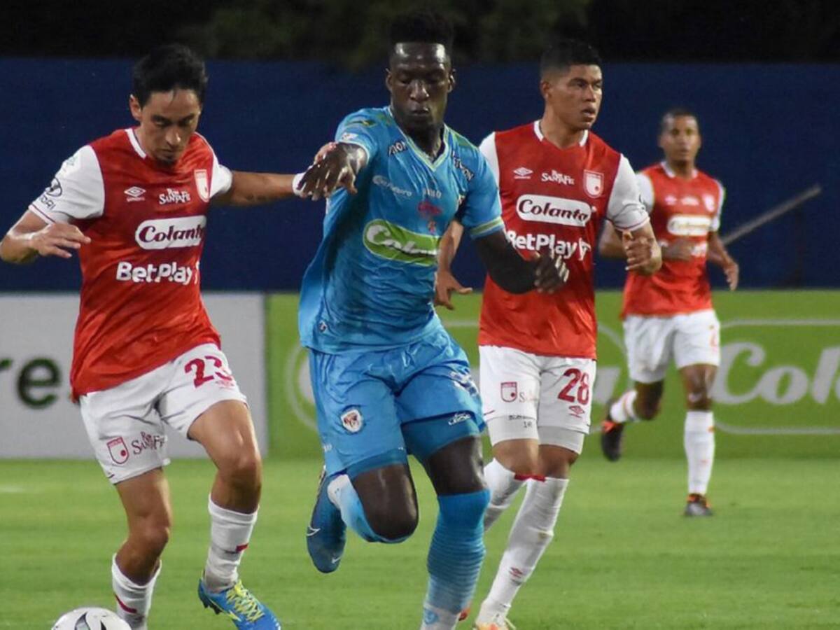 Santa Fe empató con Jaguares en Montería en un vibrante partido