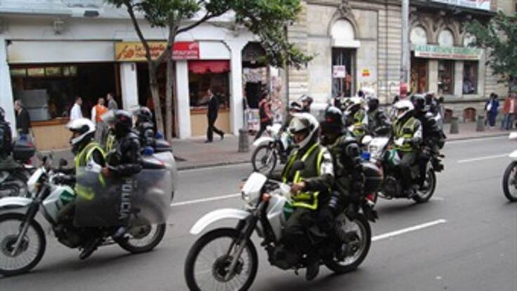 Restringen tránsito de parrillero en motocicletas por “Marcha Patriótica” en Bogotá