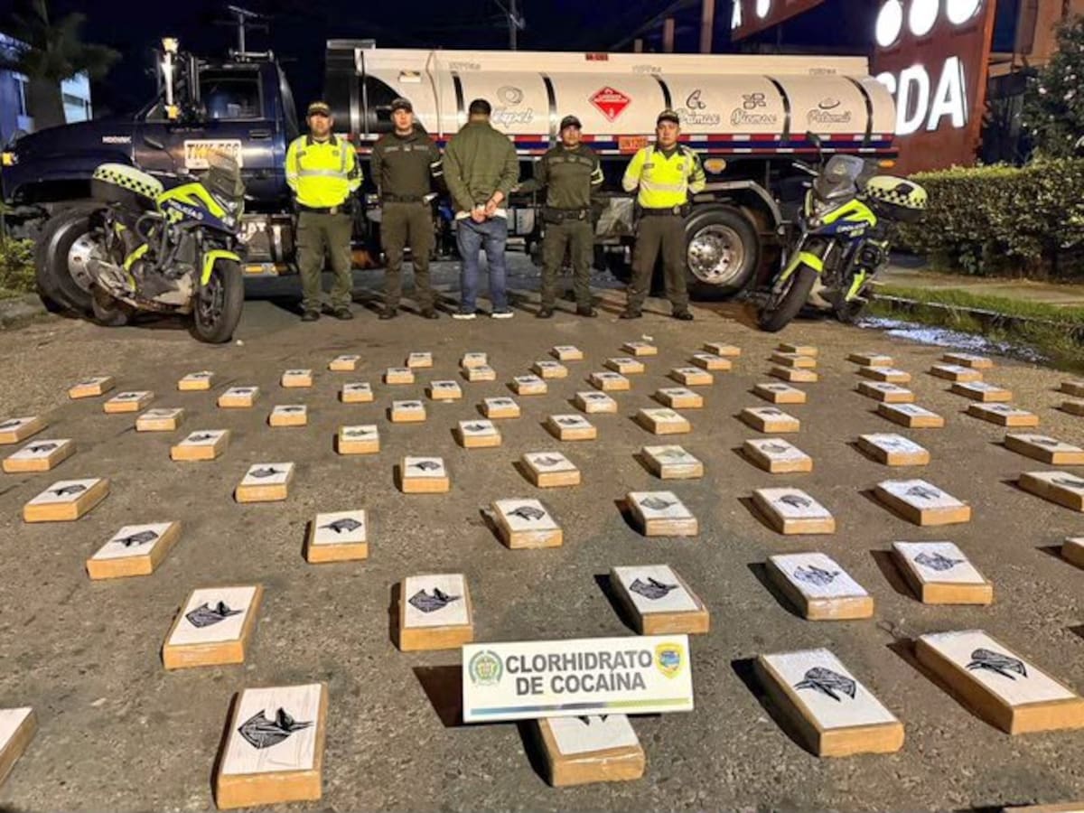 Incautan 370 kilos de cocaína al interior de un camión que cubría la ruta Ibagué-Bogotá