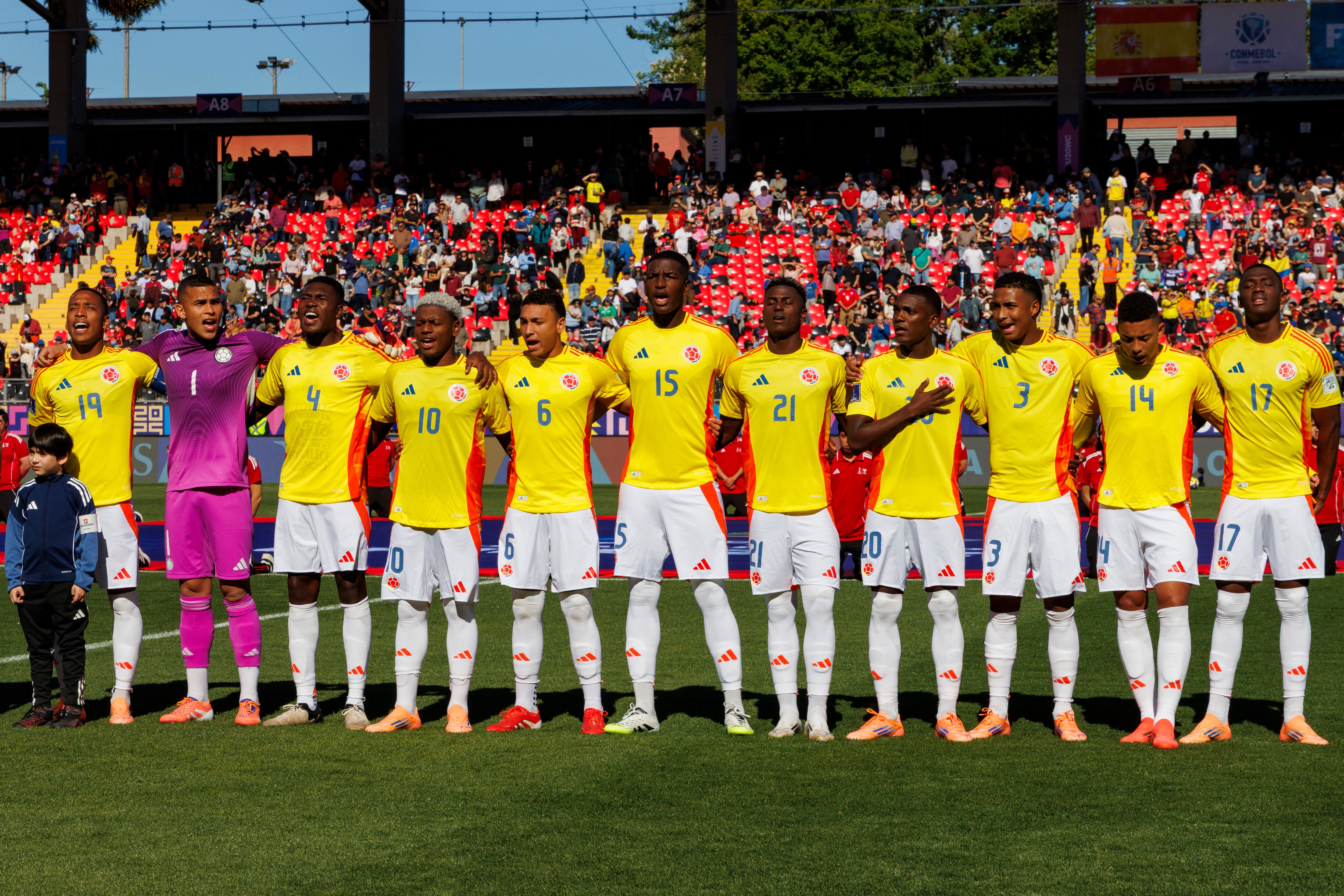 Selección Colombia Sub-20 en el Mundial de la categoría disputado en Chiile / Getty Images