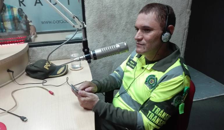 Comandante de la policía de tránsito en Cúcuta Mayor Felix Clavijo