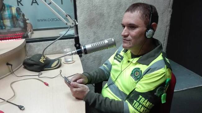 Comandante de la policía de tránsito en Cúcuta Mayor Felix Clavijo