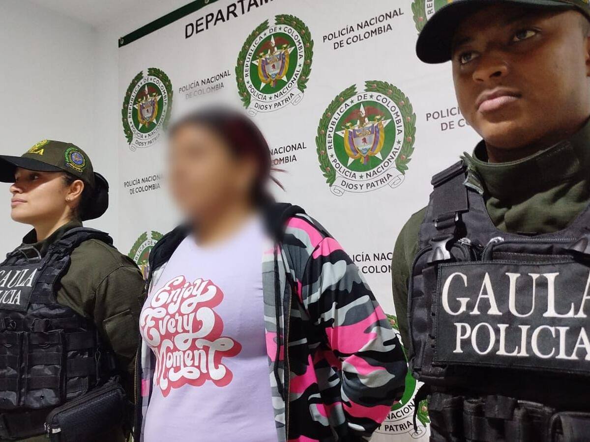 Policía capturó a una mujer tras recibir un millón de pesos por el pago de una extorsión en Magangué