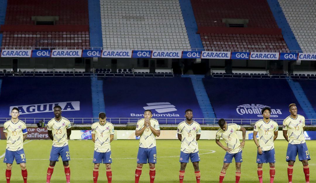 Selección Colombia en el Estadio Metropolitano de Barranquilla