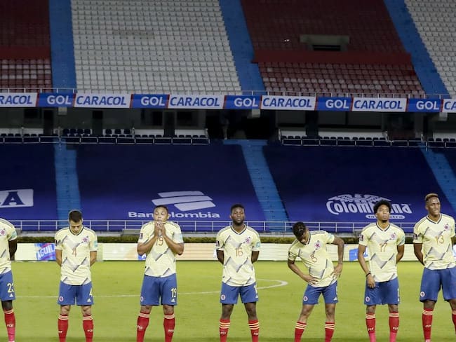 Selección Colombia en el Estadio Metropolitano de Barranquilla