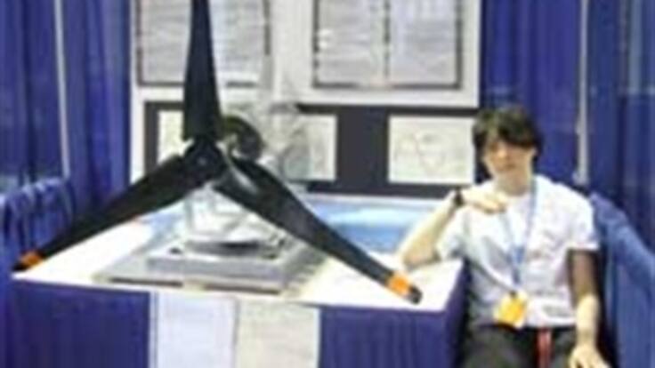 Melissa Hincapié Agudelo, una joven de 17 años que estudia en el colegio La Enseñanza de Medellín, desarrolló un 'Aerogenerador Doméstico', conozca su historia