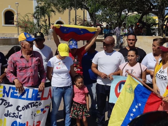Venezolanos en Sincelejo piden a sus compatriotas resistencia ante régimen
