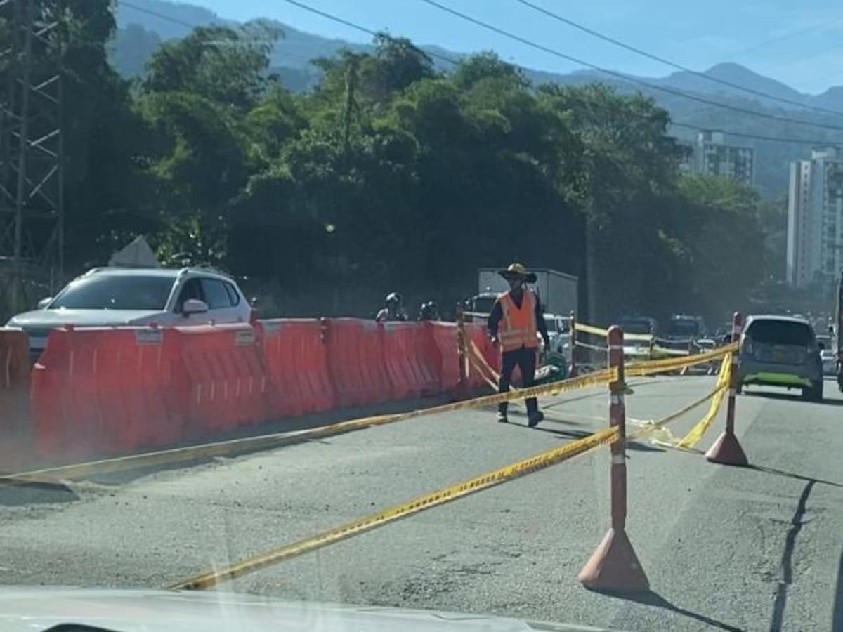 Trancón por obra de tercer carril entre Piedecuesta-Floridablanca ha disminuido en los últimos días