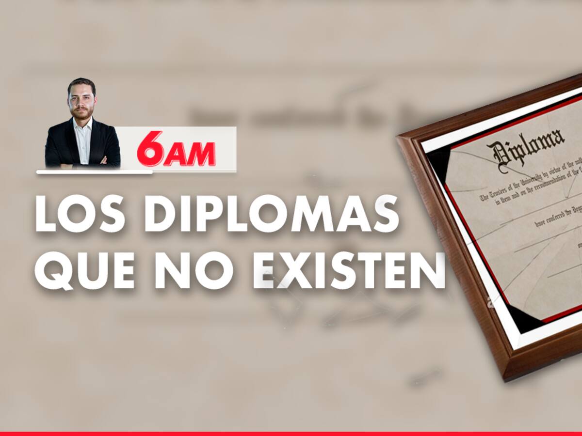 Los diplomas que no existen