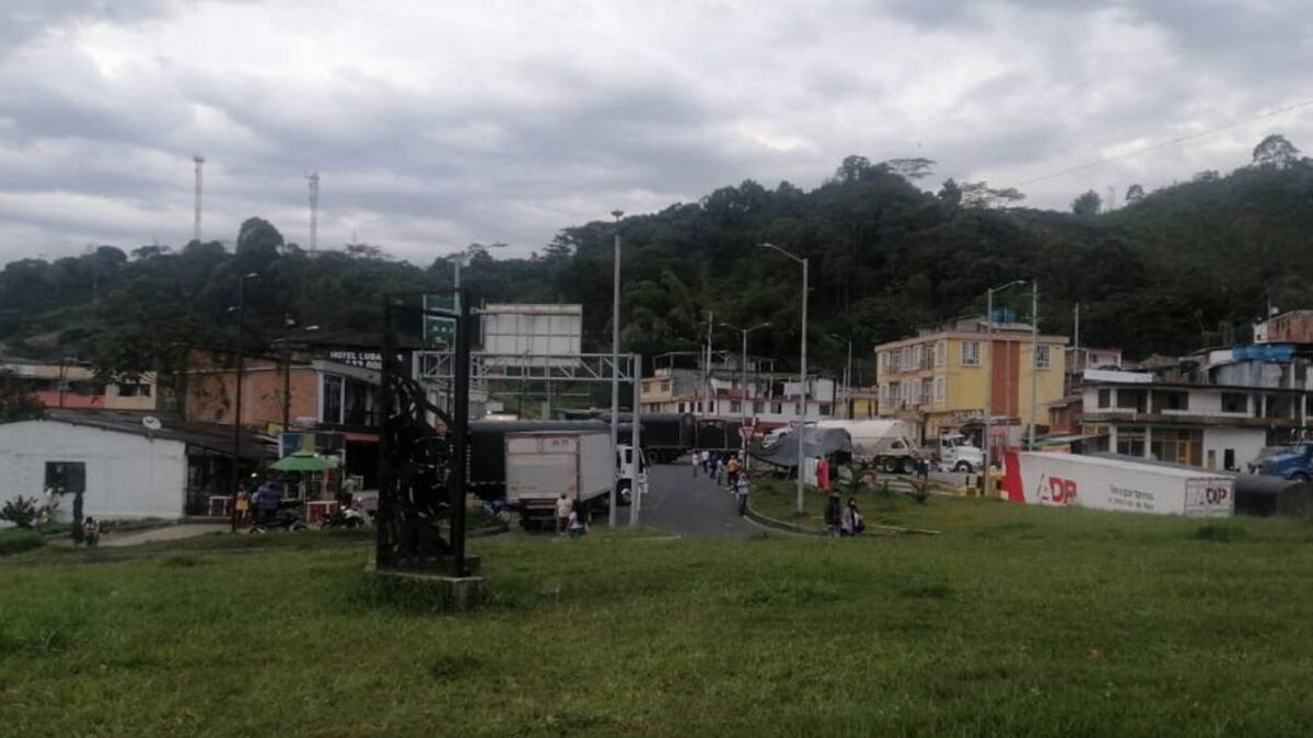Jhon Faber Zamora vocero de los transportadores