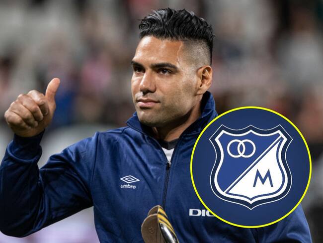 Radamel Falcao en La W: cumpliré mi sueño de niño que es vestir la camiseta de Millonarios