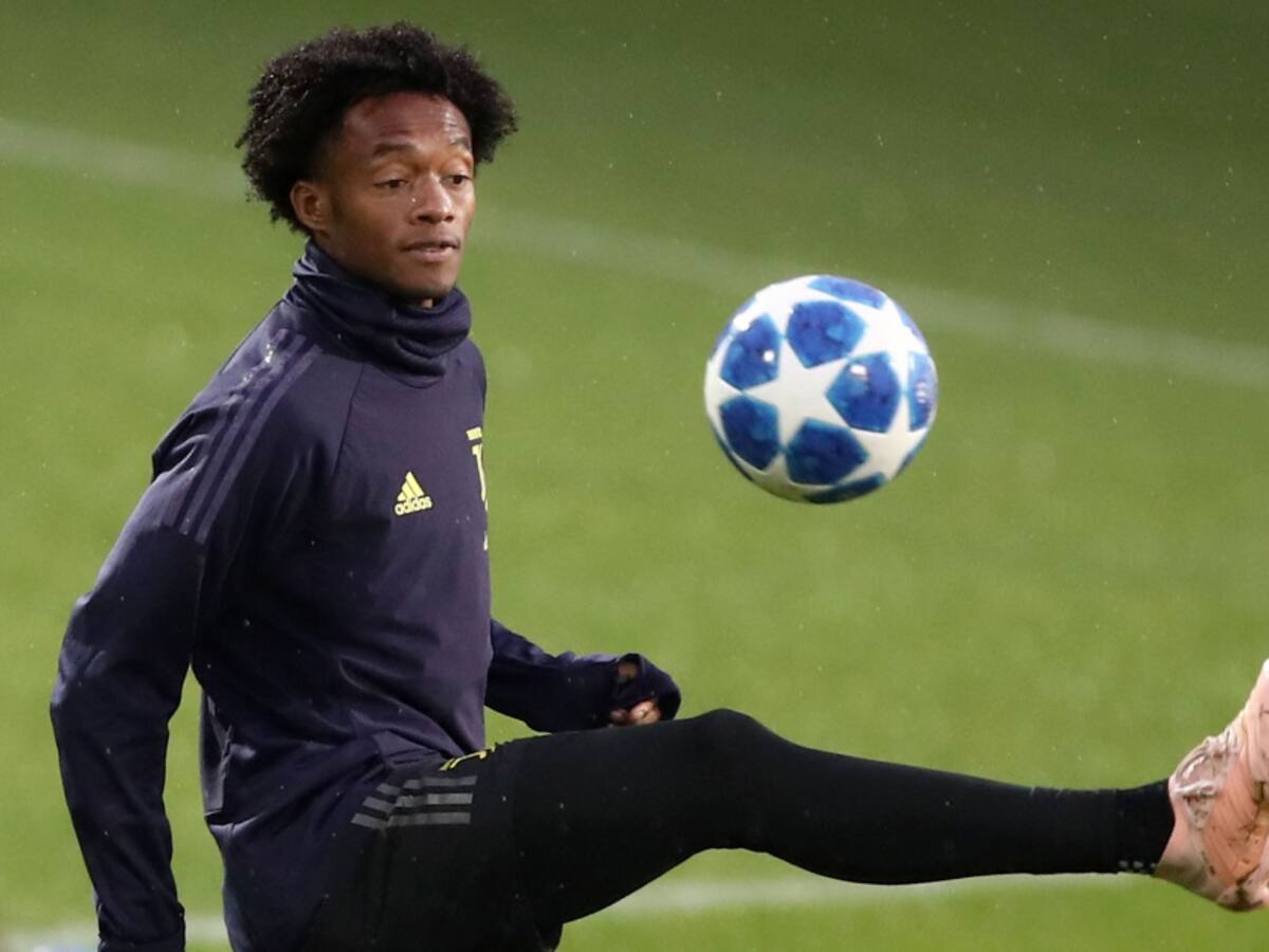 Cuadrado sufrió un traumatismo en la rodilla izquierda