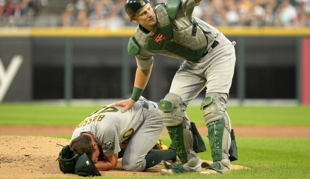 Chris Bassitt, pitcher de los Oakland Athletics