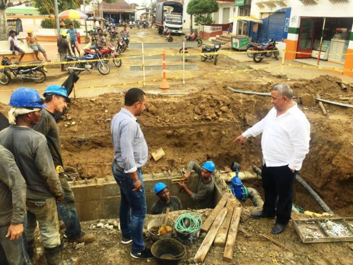 Obras del acueducto de María La Baja en Bolívar concluyen el 15 de marzo