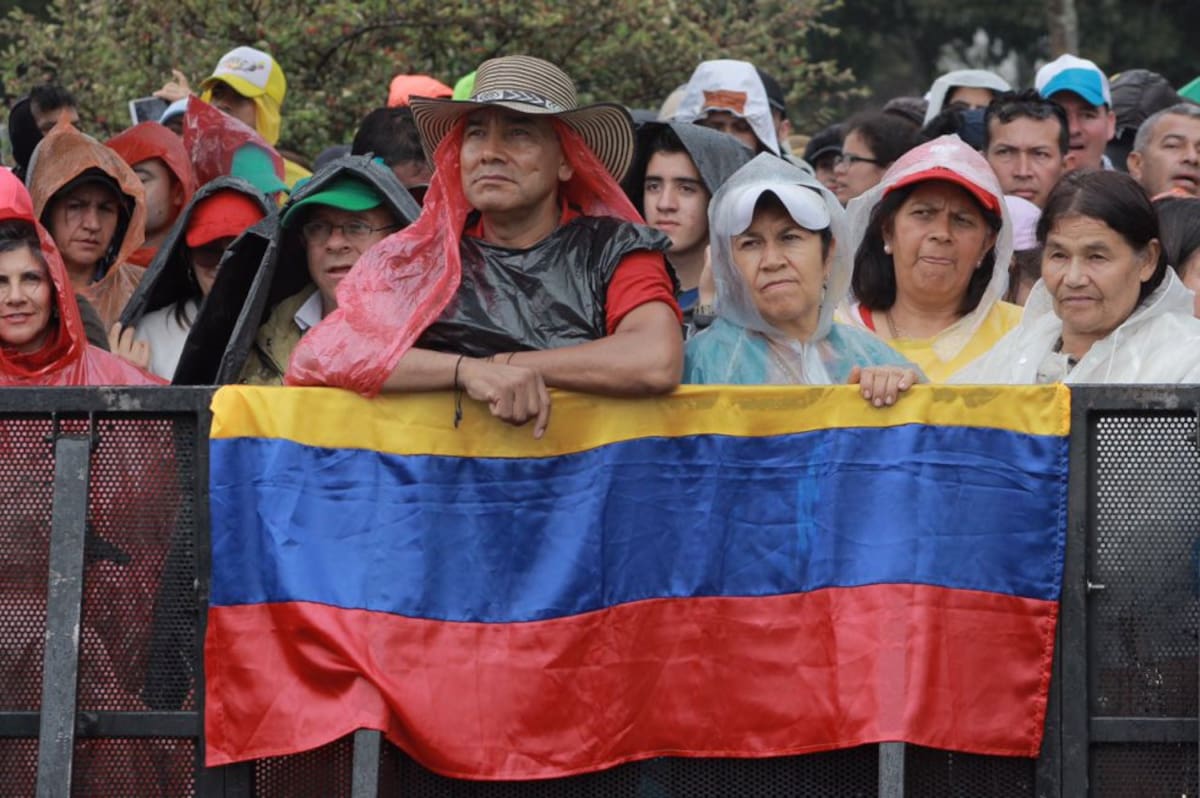 La ansiedad en los feligreses en el Parque Simón Bolívar