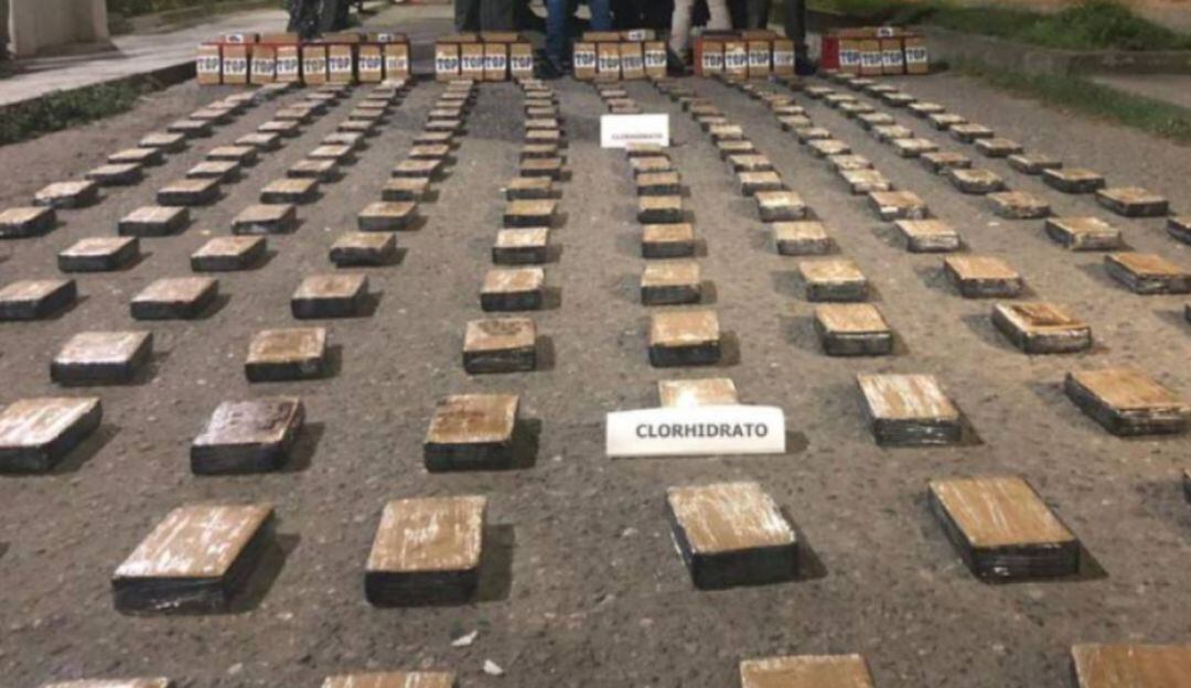 Archivo, incautación de cocaína