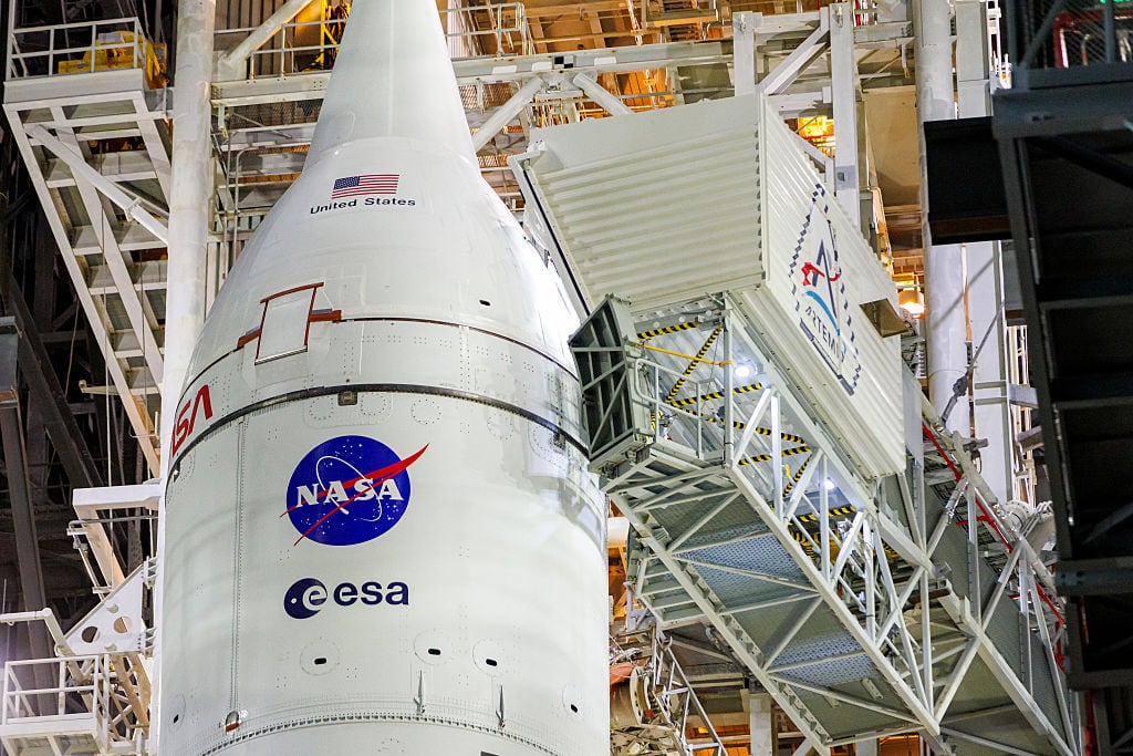 Misión Artemis II de la NASA. (Austin DeSisto / NurPhoto via Getty Images)