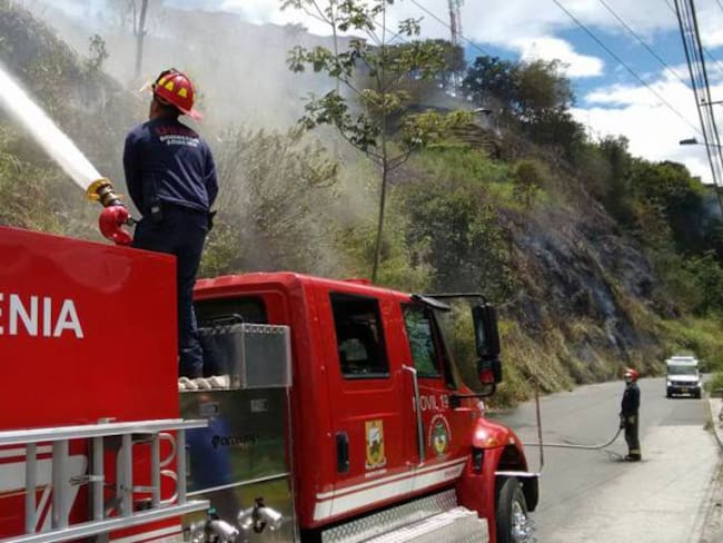 117 incendios de cobertura vegetal deja al momento la ola de calor en el Quindío