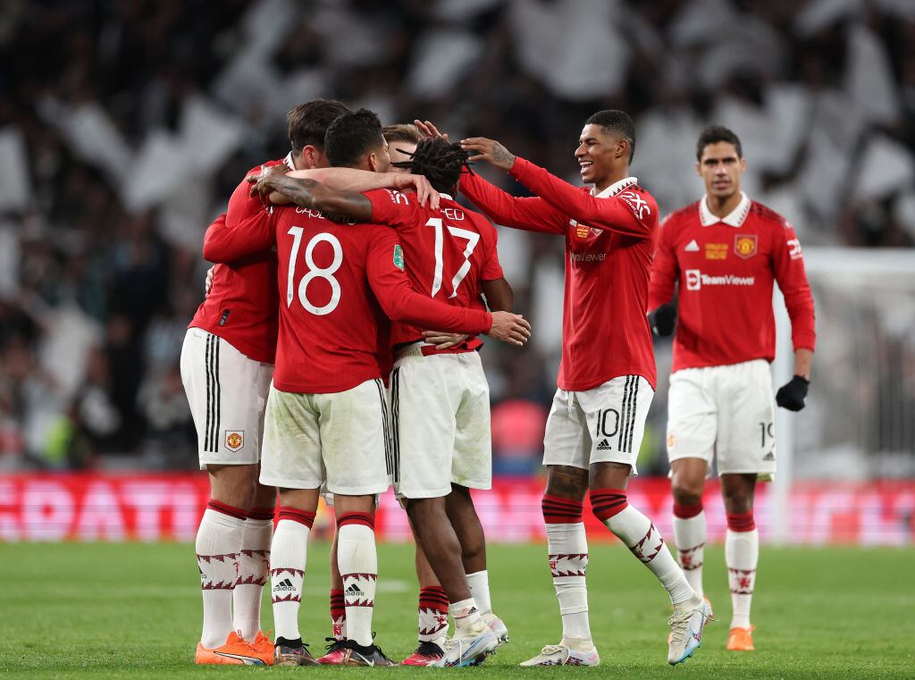 Manchester United se proclamó campeón de la Copa de la LIga de Inglaterra tras vencer pro 2-0 al Newcastle (Photo by Julian Finney/Getty Images)