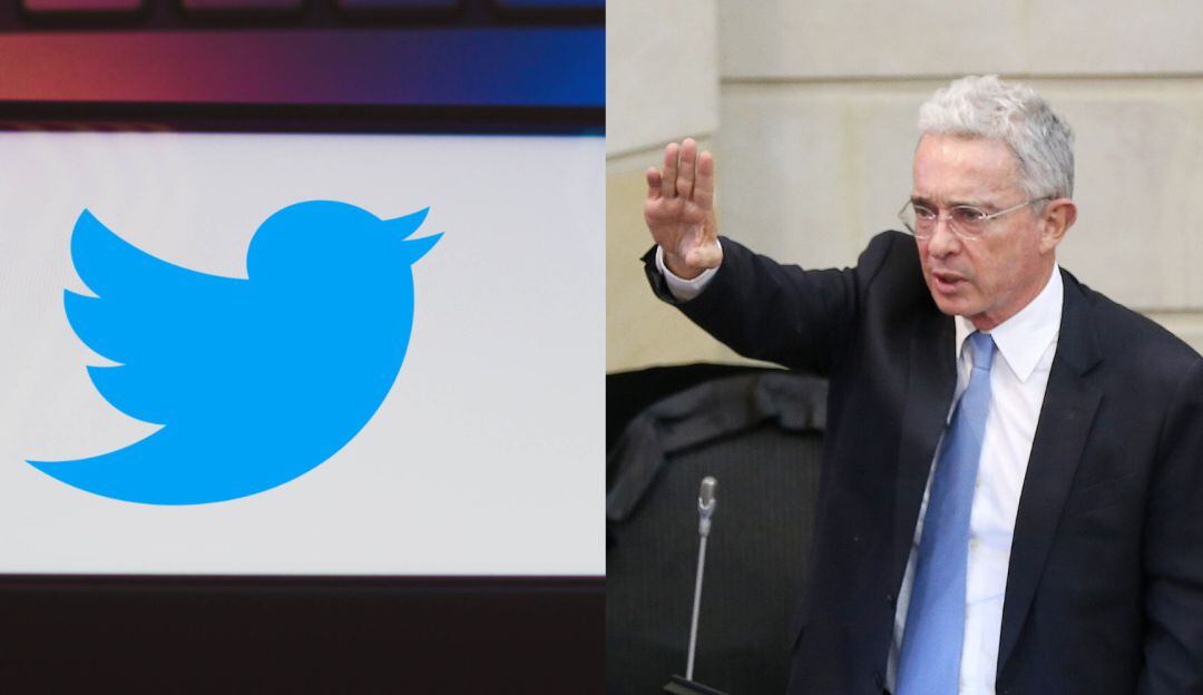 Bloquean la cuenta de Twitter del expresidente Álvaro Uribe