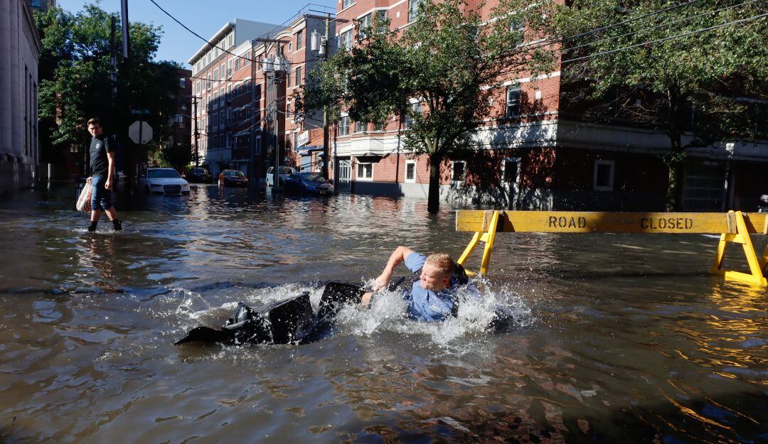 Coletazo del huracán Ida en la ciudad de Nueva York.