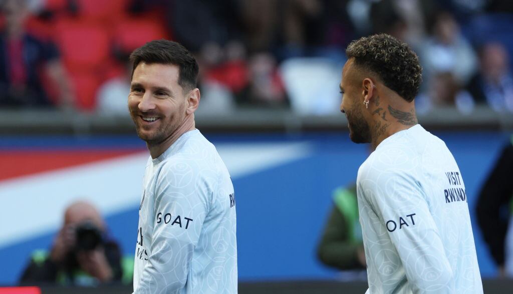 Messi y Neymar en el Paris Saint Germain. Foto: Xavier Laine/Getty Images